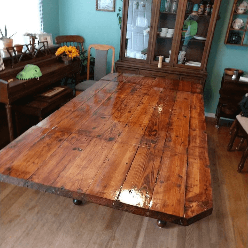 wood table