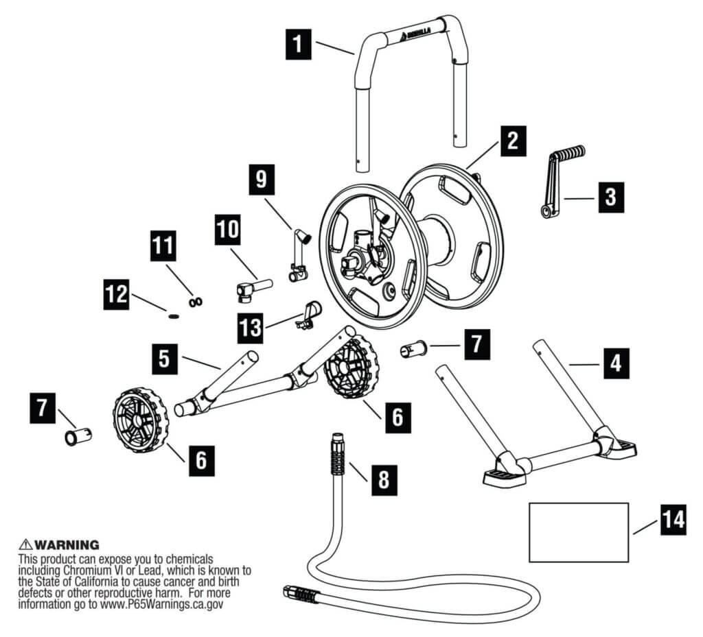 GRS 175H Website Exploded View Drawing